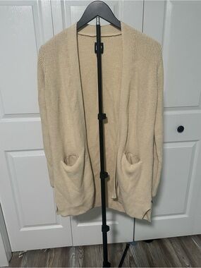 GAP Cream Open-Front Women's Cardigan